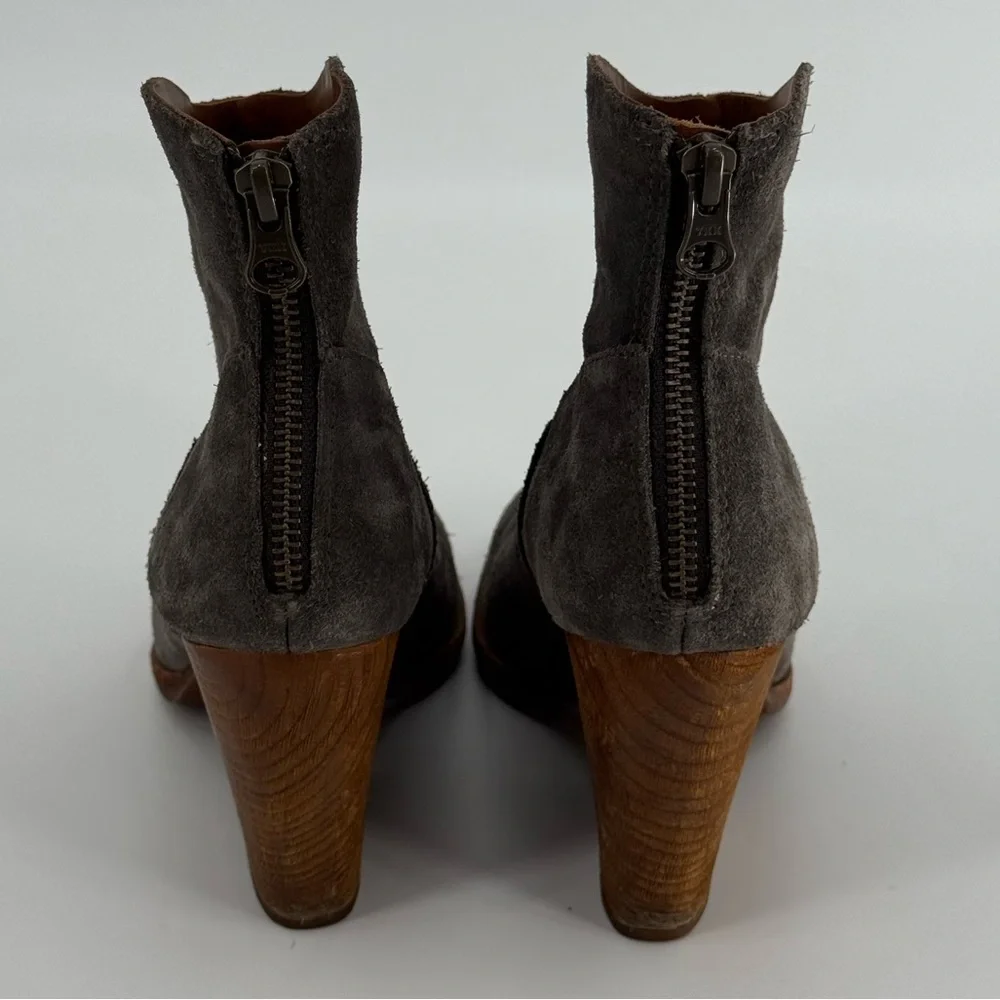 Kork-Ease‎ Lapra Western Bootie Gray Suede 7.5